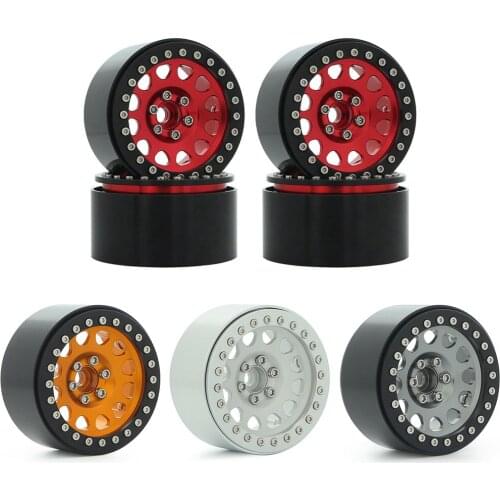 1pcs/4pcs RC Car Metal 2.2" Beadlock Wheel Rim Hub for 1/10 RC Crawler Traxxas TRX-4 TRX6 Axial SCX10 D90 RGT 86100 Hsp Tamiya