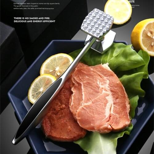 Zinc Alloy Meat Hammer Meat Loose Hammer Pork Chop Steak Beef Chicken Flesh Floss Tender Meat Hammer Creative Kitchen Tool