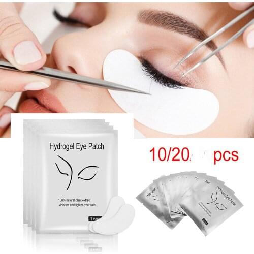 10/20 Pcs Under Eye Pads for Eyelash Extension Under Eye Paper Patches Grafted Eye Tips Sticker Wraps Eyelash Extension Supplies