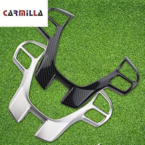 Carmilla Car Steering Wheel Protection Cover Trim Sticker Fit for Ford Everest Explorer Endeavour Ranger 2015 - 2019 Accessories