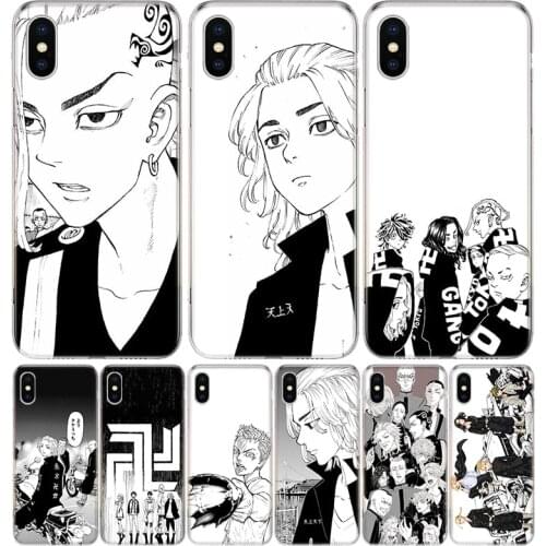 Tokyo Revengers Anime Cover Phone Case For Iphone 12 11 Pro 7 6 X 8 6S Plus XS MAX + XR 5S SE 10 9 Art TPU Coque Capa Shell