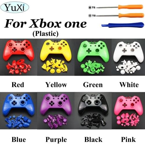 YuXi For Xbox one Full Shell Housing Case Matte Replacement Controller Custom Cover Hoursing Shell with Button +Inner support