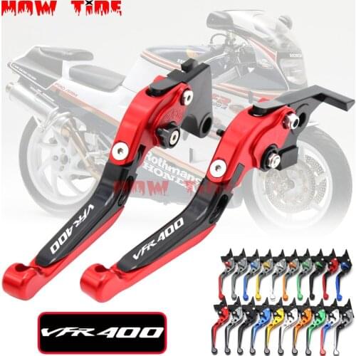 For Honda VFR400 VFR 400 NC30 NC 30 1989-1992 1991 1990 CNC Motorcycle Adjustable Folding Extendable Clutch Brake Levers Motor