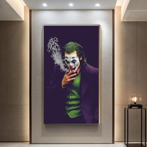 Joker Wall Art Canvas Painting Posters Prints HD Comics Movie 2019 Joker Joaquin Phoenix Picture for Living Room Home Decor