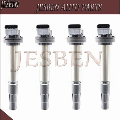 JESBEN 4PCS/LOT Ignition Coils For TOYOTA PRIUS MATRIX COROLLA SCION XD PONTIAC VIBE PONTIAC VIBE NO# 90919-02258 90919-C2003