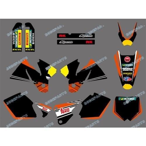 Rb Logo Motor Dirt Bike SX Graphics Decals Sticker FOR Motorcycle KTM SX MXC 125/250/380 /400/520 1998 1999 2000 2001