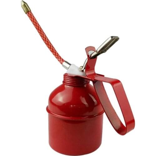 500/300ML Refillable Pistols Oiler Can with Spout Flexible Oil Pot Injector for Car Bike Machine with Hose High Pressure