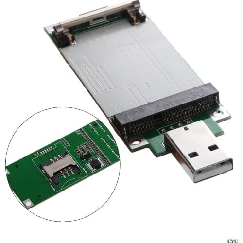 Mini PCI-E Wireless WWAN To USB Adapter Card With SIM Card Slot For HUAWEI EM730