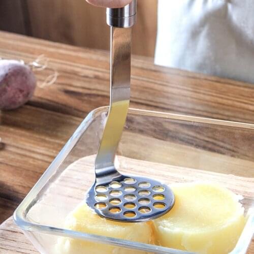 Potato masher Multifunctional manual potato masher accessories masher porous stainless steel kitchen supplies food chopper