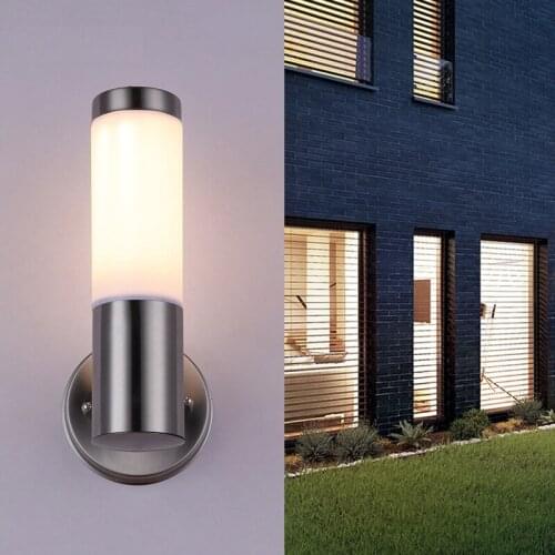 Fashion Nordic Wall Light Fixtures Creative Stainless Steel Waterfool Wall Lamps Bedroom Lamp Indoor Lighting Outdoor Wandlamp