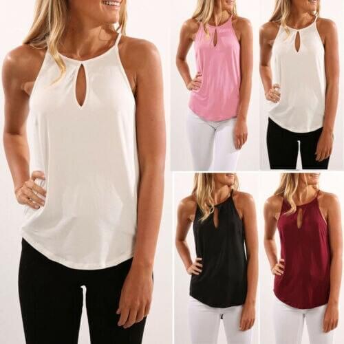 Fashion Women Vest Camisole Casual Tops Sling Tops Knit Vest Stretch Ladies Slim Sexy With Camis Tops