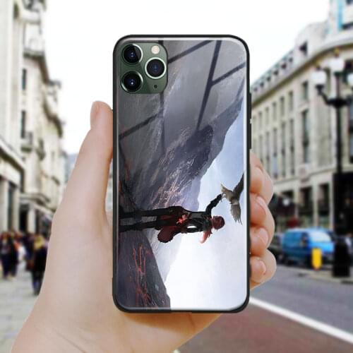 Diluc Genshin Impact aesthetic Soft Silicone Glass Phone Case Cover Shell For iPhone SE 6 6s 7 8 Plus X XR XS 11 12 Mini Pro Max