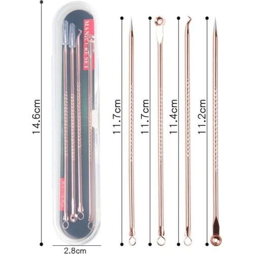 Stainless Steel Skin Care Blackhead Acne Needle Set Acne Beauty Skin Care Tool Pore Cleaner Comedone Extractor Skin Tag Remover