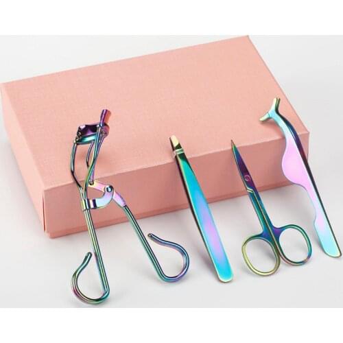 Stainless Steel Portable Eye Lashes Kit Long-lasting Eyelash Curler Makeup Tool Curling Eyelashes Eyelash Extension Curler