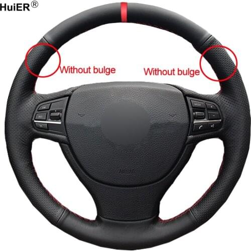 Hand Sewing Car Steering Wheel Cover Volant For BMW F10 F07 (GT) 2009-2016 2017 F11 (Touring) 2010 2011 -2017 F01 F02 2008-2015