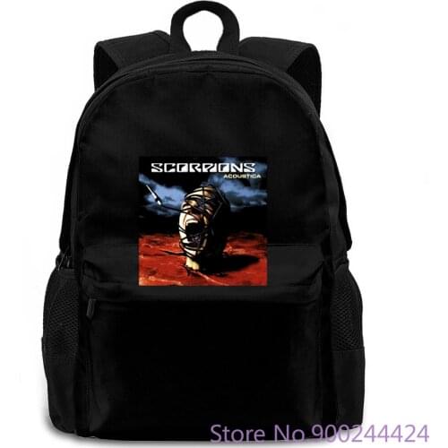 Scorpions Acoustica Heavy Metal Band Black M L women men backpack laptop travel school adult student