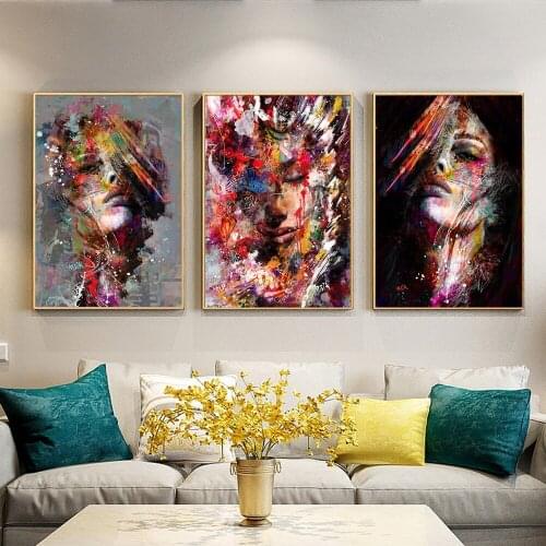 Modern Style Canvas Paintings Bell Beautiful Woman Posters and Prints Wall Art Pictures for Living Room Home Cuadros Decoration