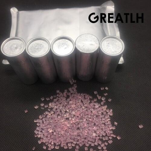 Dental Materials Denture Flexible Acrylic WITH BLOOD STREAK 5Cans/Bag Large