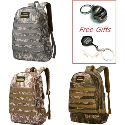 PLAYERUNKNOWNS BATTLEGROUNDS Cosplay Bag Level 3 Backpack Polyester Bags Adult Outdoor Travel Student PUBG Fans Bag Gifts