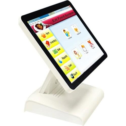 Supermarket Pos System Pc Monitor Quad Core Hight Speed Cash register Epos Pos Terminal For Retail Shop POS1619 With RQ Scanner