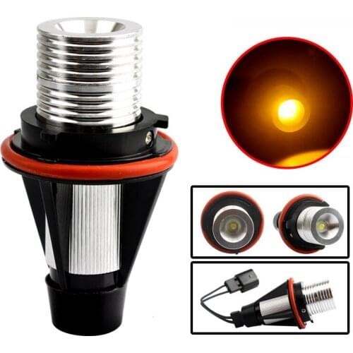2PCS LED Angel Eyes Marker Lights Bulbs White Blue Red Green Yellow for BMW E39 E53 E60 E61 E63 E65 E66 E87 525i 530i 545i