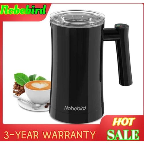 Nobebird Milk Frother Foarmer Cold/Hot Latte Cappuccino Chocolate fully automatic Milk Warmer Cool Touch