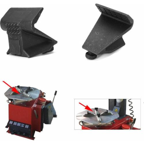 4PCS Tire Changer Machine Part Rim Clamp Metal Jaw Cover Guard Seat Wheel Repair Durable Black