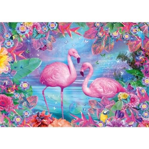 Diamond Painting Animals Mosaic Full Square/round 5D DIY Diamond Embroidery Flamingo Handmade Gift Living Room Decor LG2247