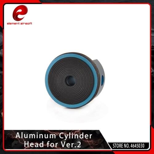 Element Aluminum CNC 7075 Aviation Cylinder Head for Airsoft AEG Ver.2 Gear Box M4 M16 Short with Cusion Pad