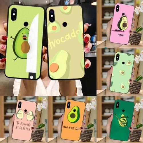 Avocado aesthetic cute fashion Phone Case For Xiaomi Mi Redmi Note 7 8 9 pro 8T 9T 9S 9A 10 Lite pro