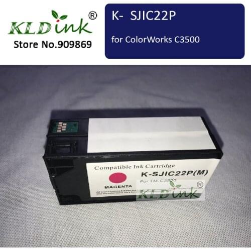 SJIC22P / GJIC22P (M) MAGENTA Ink Cartridge for TM-C3500, TM-C3510, TM-C3520 Printer (C33S020582)