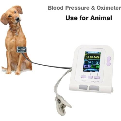 Veterinary Blood Pressure Monitor Digital Sphygmomanometer Animal Heart rate for dog cat pet PR monitor with softwear CONTEC08A