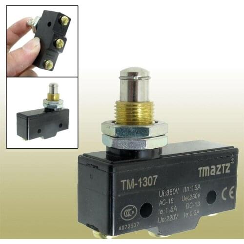 Micro Switch Panel Mount Plunger Actuator NO NC SPDT Micro Limit Switch TM-1307