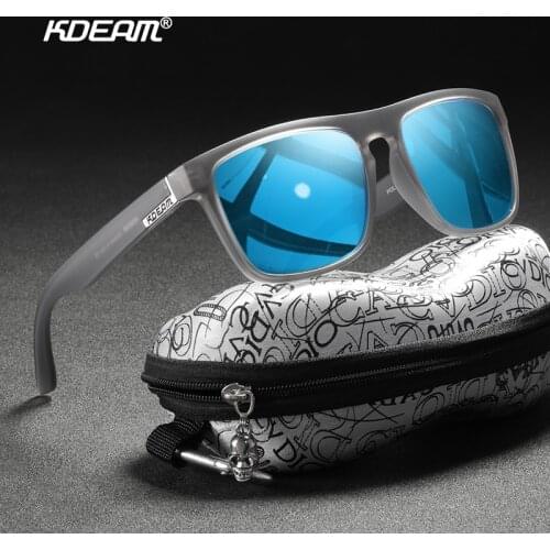 2021 KDEAM Brand Fashion Polarized Sunglasses for Men Night Driving Glasses Sports Style lentes de sol mujer