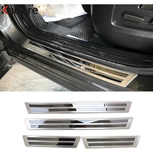 For Mazda CX-5 CX5 2017-2019 2020 Stainless Steel Door Sill Scuff Plate Trim Protector Welcome Pedal Car Interior Accessories