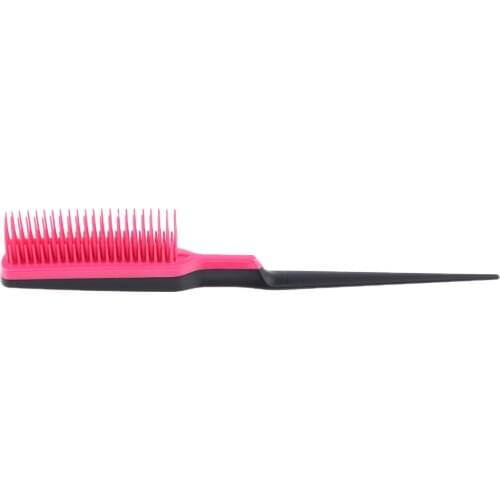 3x Pro Salon Plastic Hairdressing Styler Barber Hair Brush - Size 25x14cm