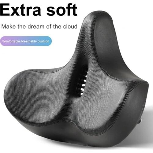 Comfortable Large Bicycle Saddle Seat Cushion Pad for Mountain Road Bike Seat Saddle Bike Seat Cushion Large Comfortable Seat Sa