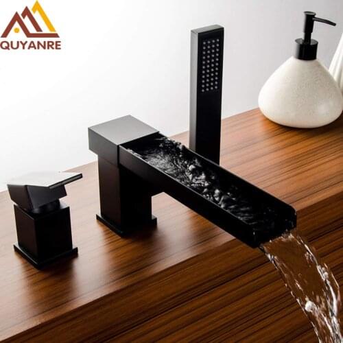 Quyanre Pull-out Bath Mixers With Shower Head