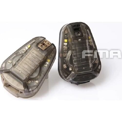 FMA Survival HEL-STAR 6 Helmet Mounted LED Marker Strobe Light Green Light