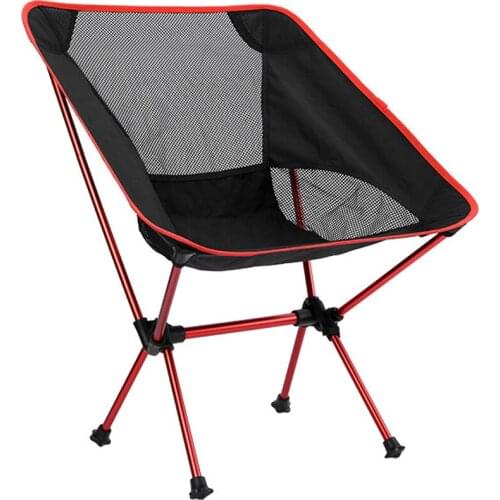 Outdoor Ultralight Folding Chair Superhard High Load Camping Chair Portable Beach Hiking Picnic Seat Fishing Foldable Chair