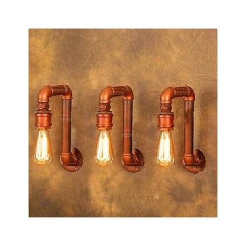 Retro Loft Style Industrial Vintage Wall Light For Home Metal Water Pipe Lamp Edison Wall Sconce Indoor Lighting Lampara Pared