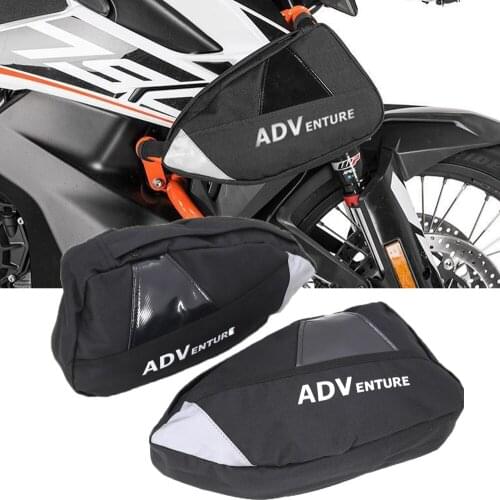 Motorcycle Frame Crash Bars Waterproof Bag Tool Placement Travel bag For 790 Adventure 790 Adventure R