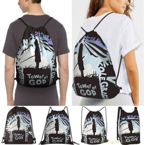 Tower Of God Women Purpose Drawstring Backpack Bags Men Outdoor Travel Backpacks For Gym Training Swimming Fitness Bag