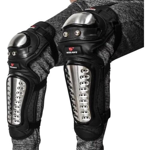 1 Pair Knee Pads Motorcycle Adult Knee/Motorcycle Elbow Pads, Adjustable Knee Cap Pads Protector For Motorcycle Cycling Racing