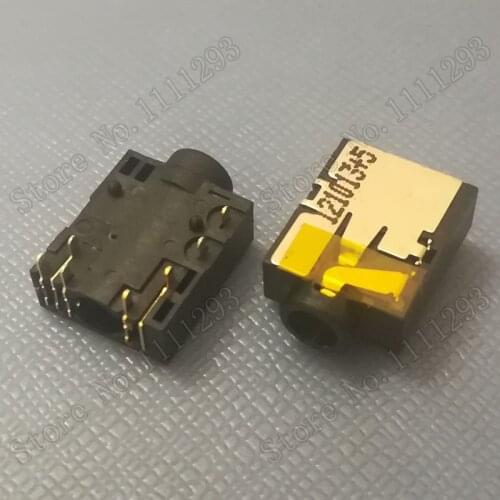 10pcs/lot New headphone Socket Audio Como Jack Connector for HP ProBook 640 650 G1 G2 Notebook PC Earphone MIC Port
