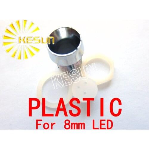 400PCS x 8mm Plastic LED Holder Socket for 8mm LED Diodes