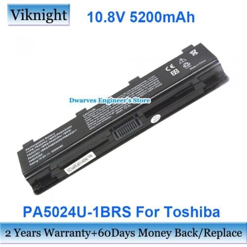 10.8V 5200mAh PA5024U-1BRS Laptop Battery For Toshiba Satelite L850 C840 C855 C850 P850 S70T PA5024U1BRS PA5025U PA5023U PA5027U