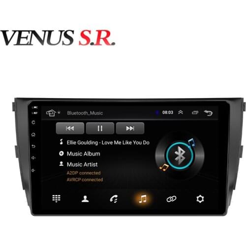 VenusSR Android 8.1 2.5D car dvd for Zotye T600 2014-2019 multimedia head unit GPS Radio car stereo gps navigation