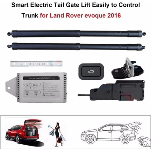 Car Smart Auto Electric Tail Gate Lift for Land Rover evoque 2016 Control Set Height Avoid Pinch With Latch