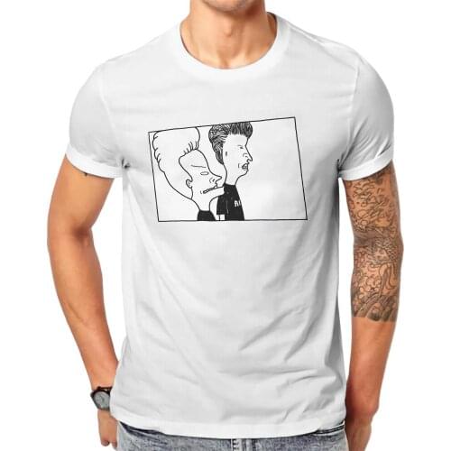 White Style TShirt Beavis And ButtHead TV Comfortable New Design Gift Idea T Shirt Stuff Hot Sale